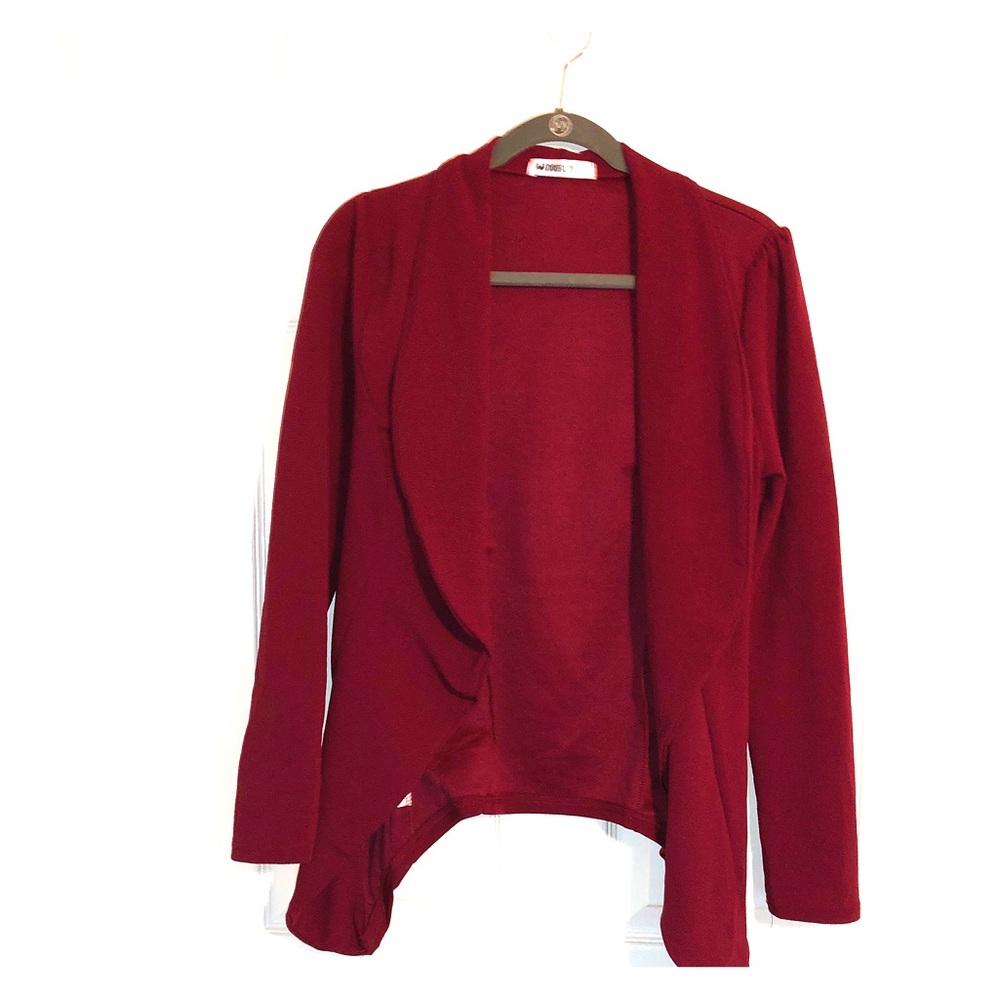 Red soft blazer